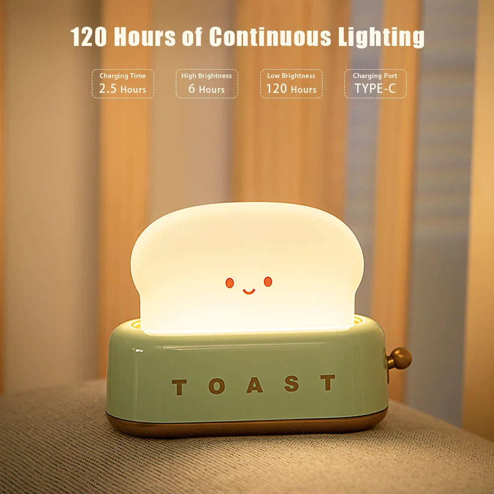 Toast Cartoon LED Night Light